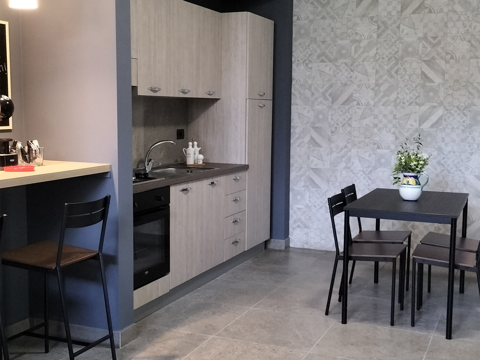 Die Wohnzimmerküche – Wohnung Limone